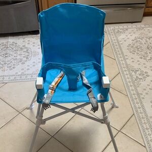 Blue Portable High Chair